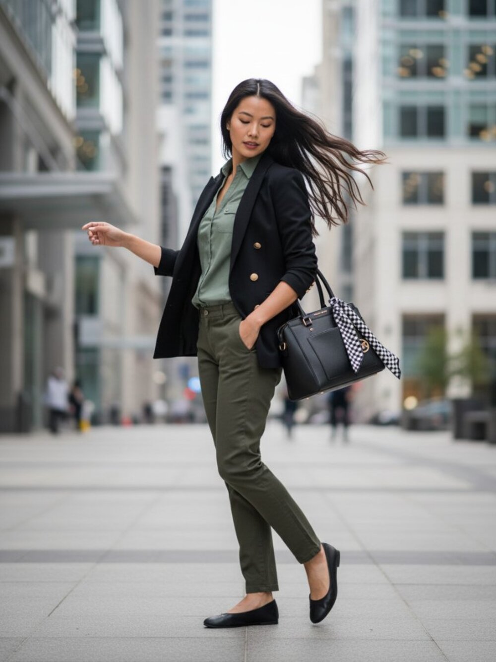 Briggs Olive Green Chinos
